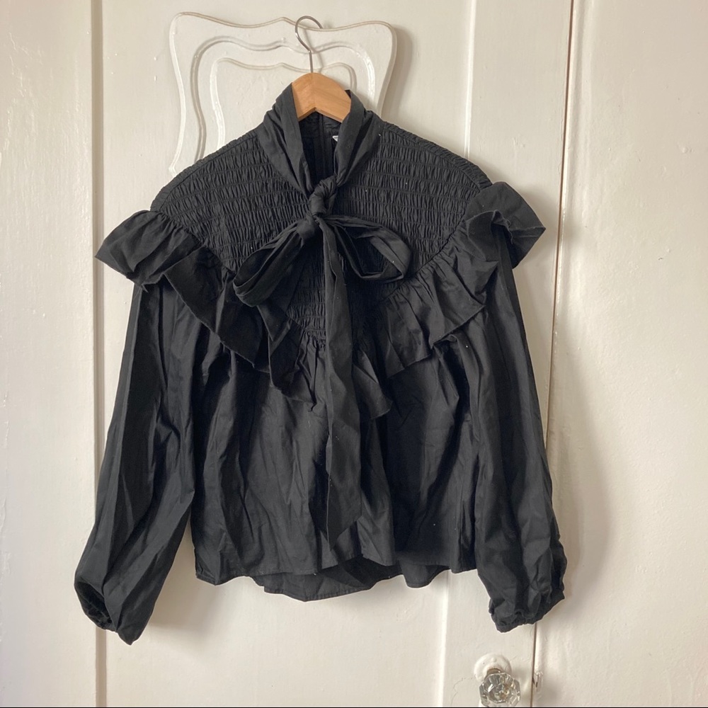 Peasant prairie style blouse